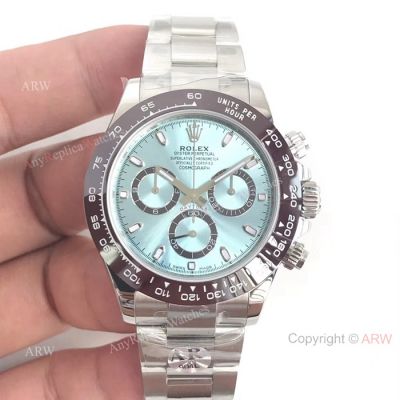 AR Factory Rolex Daytona 116506 Ice Blue Dial Swiss ETA 4130 Watch 40 mm